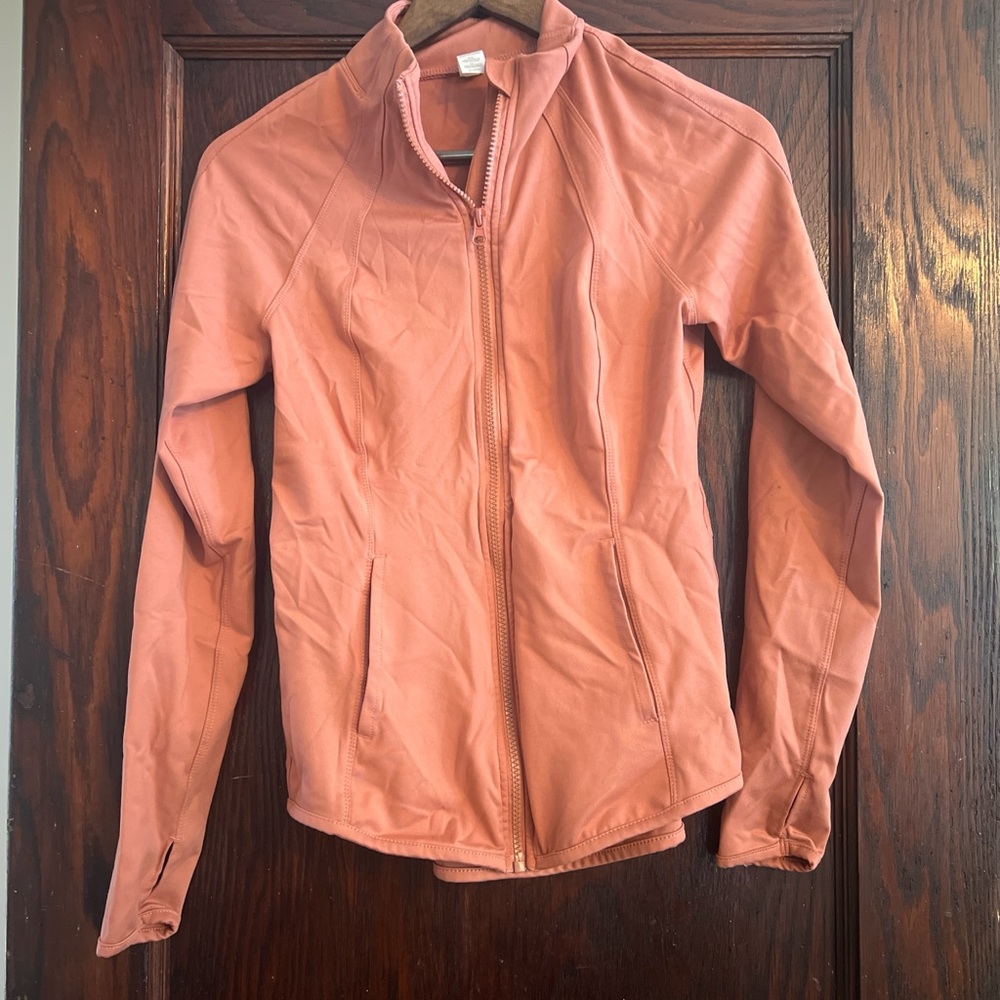 Yogalicious Women's Coral Zip-Up Hoodie